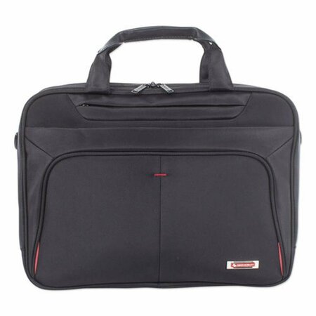 LINDSEY&APOSS LUGGAGE SWZ 17 in. Executive Briefcase, Black LI3209382